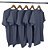 Kit 5 Camisetas Algodão Cinza Chumbo Premium - Imagem 1