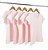 Kit 5 Baby Look Algodão Rosa Claro Premium Basic - Imagem 1