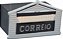 Caixa de Correio Colonial Popular - 15x23x11 para muro (abre pela frente) - Imagem 1