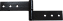 Dobradiça Dupla para Parafusar N°2 - Imagem 1