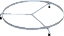 Suporte para Botijão Simples Branco - Imagem 1