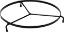 Suporte para Botijão Simples Preto - Imagem 1