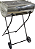 Churrasqueira Grelha Grill Inox Nº2 Com Grelha e Carrinho - Em Aço Inox - Imagem 1