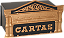 Caixa de correio colonial cartas 15x25x12 para muro - Imagem 1