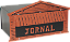 Caixa de correio jornal 15x36x16 para muro - Imagem 1
