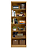 LIVREIRO MULTIUSO S/ PORTAS QMOVI (FREIJO TOQ) - Imagem 2