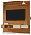PAINEL PARA TV ATE 75" NISSAU BECHARA - NATURALLE/OFF WHITE - Imagem 3