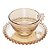 xícara para chá em cristal Ambar 180ml - Imagem 1