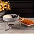Rechaud para queijo brie com faca aço inox - Imagem 6