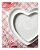 Prato raso coraçāo porcelana branca linha Heart - Imagem 2