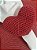 Porta guardanapo coração amigurumi vermelho - Imagem 1