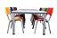 ST MR CI 04 - KIT 1 MESA E 4 CADEIRAS INFANTIL DE REFEITORIO - Imagem 2