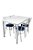 ST MR C.BIST. ALM-04 - KIT 1 MESA E 4 CADEIRAS DE REFEITORIO - Imagem 1