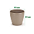 Vaso Mini Redondo Rattan 1,8 Lts Palha - Imagem 3