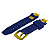 Pulseira para Relógio Compatível com Invicta Noma 3 Completa - Azul e Dourado - Imagem 4