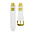 Pulseira para Relógio Compatível com Invicta Noma 3 Completa - Branco e Dourado - Imagem 2