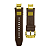 Pulseira para Relógio Compatível com Invicta Noma 3 Completa - Marrom e Dourado - Imagem 3
