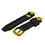 Pulseira para Relógio Compatível com Invicta Noma 3 Completa - Preto e Dourado - Imagem 3