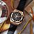 Pulseira para Relógio Compatível com Hublot King Power Unico King Gold Quadradinha Borracha Preto - Imagem 2