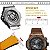 Pulseira para Relógio Compatível com Hublot Big Bang Riscadinha Azul Holandês 22/20mm - Imagem 2