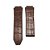 Pulseira para Relógio Compatível com Hublot King Power Couro Marrom com Costura Marrom - Imagem 1