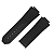Pulseira para Relógio Compatível com Hublot King Power Couro Charuto Preto com Costura Vermelho - Imagem 9