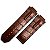 Pulseira para Relógio Compatível com Hublot King Power Couro Charuto Marrom com Costura Marrom - Imagem 6