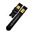 Pulseira para Relógio Compatível com Empório Armani AP0690/AR0690 Preta Com Peças Dourado - Imagem 3