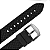 Pulseira para Relógio Compatível com Empório Armani AR0584 Silicone Preto 22mm Completa Com Fecho - Imagem 4