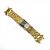 Pulseira para Relógio Compatível com Invicta Reserve Bolt Zeus Magnum 25210 Dourado - Imagem 11