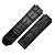 Pulseira para Relógio Compatível com Hublot Big Bang Encaixe de 22mm Couro Sintético Preto Interior em Borracha - Imagem 9
