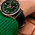 Pulseira para Relógio Compatível com Breitling Couro Preto e Costura Preto Encaixe 22mm / Fecho 20mm - Imagem 2