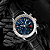 Pulseira para Relógio Compatível com Breitling Couro Preto e Costura Preto Encaixe 22mm / Fecho 20mm - Imagem 5
