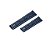 Pulseira para Relógio Compatível com Breitling Premier/ Classic AVI Em Couro Azul Encaixe 22mm / Fecho 20mm - Imagem 5