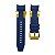 Pulseira para Relógio Compatível com Invicta Reserve Bolt Zeus Men/ Jason Taylor Azul Completa Peças Douradas (Cabo Dourado) - Imagem 6