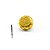 Coroa e Tige para Relógio Compatível com Invicta Pro Diver 0072 0073 0074 0075 0077 Dourado - Imagem 3