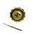 Coroa e Tige para Relógio Compatível com Invicta Thunderbolt Dourado - Imagem 2