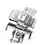 Fecho Deployant Para Pulseira de Relógio Tissot Prata 18mm - Imagem 1