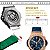 Pulseira para Relógio Compatível com Hublot Big Bang Riscadinha Marrom 20/18mm - Imagem 2