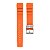 Pulseira para Relógio Compatível com Citizen Sport Marine Borracha Laranja Encaixe 20mm/ Fecho 18mm - Imagem 2