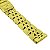 Pulseira para Relógio Compatível com Breitling Navitimer/ Chronomat/ Blackbird Dourado Encaixe 24mm - Imagem 7
