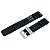 Pulseira para Relógio Compatível com Citizen Sport Marine Borracha Preto Encaixe 20mm/ Fecho 18mm - Imagem 5