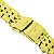 Pulseira para Relógio Compatível com Breitling Navitimer/ Chronomat/ Blackbird Dourado Encaixe 22mm - Imagem 6