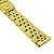 Pulseira para Relógio Compatível com Breitling Navitimer/ Chronomat/ Blackbird Dourado Encaixe 22mm - Imagem 3