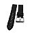 Pulseira para Relógio Compatível com Montblanc Couro Preto Encaixe 24mm Completa com Fecho - Imagem 5