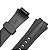 Pulseira para Relógio Compatível com Casio World Time AQ-160W Series Borracha Preto Completa com Fivela - Imagem 6
