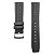 Pulseira Fivela para Tag heuer Monaco LS 24mm Silicone Preto - Imagem 1