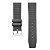Pulseira Fivela para Tag heuer Monaco LS 24mm Silicone Preto - Imagem 3