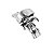 Fecho Deployant Para Pulseira de Relógio Tissot Prata 20mm - Imagem 7