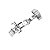 Fecho Deployant Para Pulseira de Relógio Tissot Prata 20mm - Imagem 5